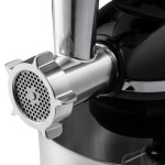 Emsan Bella Gusto Comfort Kıyma Çekme /Sucuk-Sosis/İçli Köfte Aparatlı Hamur Yoğurma Makinesi Siyah 1300W 5,5L