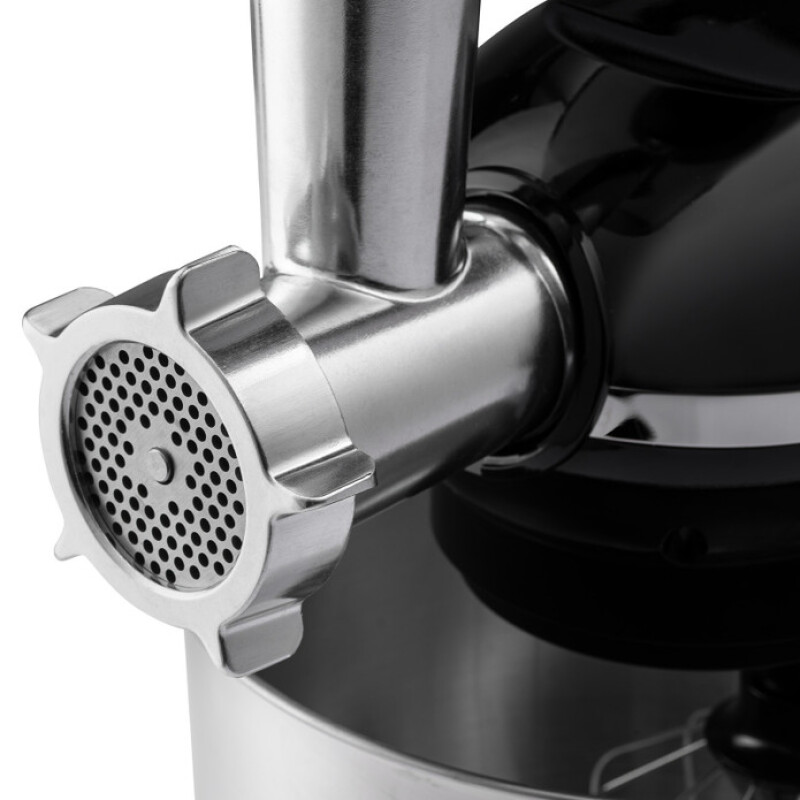 Emsan Bella Gusto Comfort Kıyma Çekme /Sucuk-Sosis/İçli Köfte Aparatlı Hamur Yoğurma Makinesi Siyah 1300W 5,5L