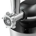 Emsan Bella Gusto Comfort Kıyma Çekme /Sucuk-Sosis/İçli Köfte Aparatlı Hamur Yoğurma Makinesi Gri 1300W 5,5L