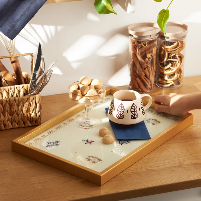 Emsan Farina Tepsi Gold 31x46 cm