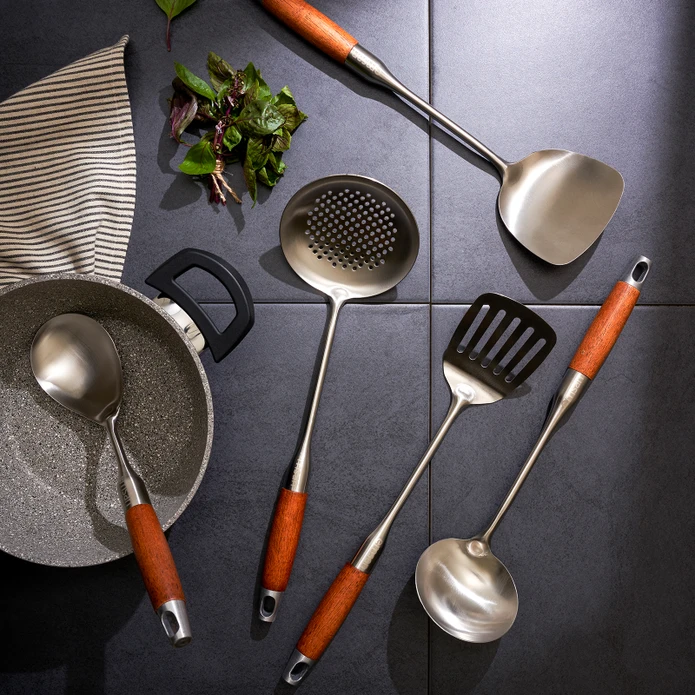 Emsan Woody Paslanmaz Çelik Servis Kaşığı