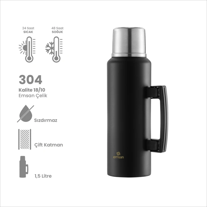 Emsan Camper Siyah Termos 1,5 L Emsan Camper Siyah Termos 1,5 L Emsan Camper Siyah Termos 1,5 L Önceki Sonraki Emsan Cam
