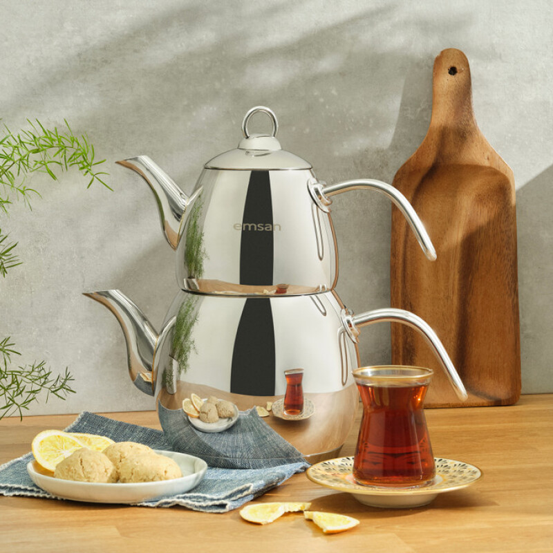 Emsan Cordoba Maxi Çaydanlık Takımı 1.1 - 2.1 Lt