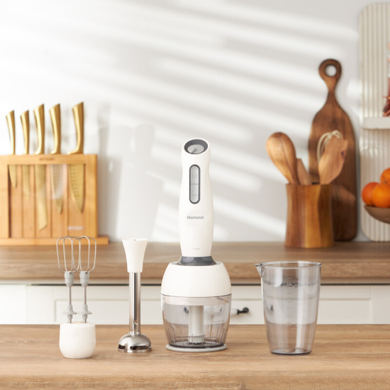 Homend Handmaid 1907H Blender Set Krem Gri