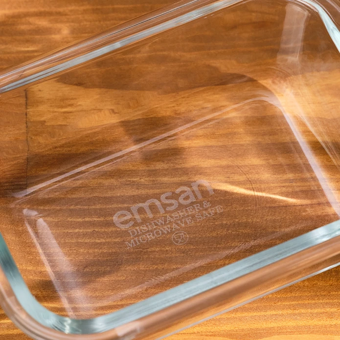 Emsan Soft 1520 ml Borosilikat Saklama Kabı