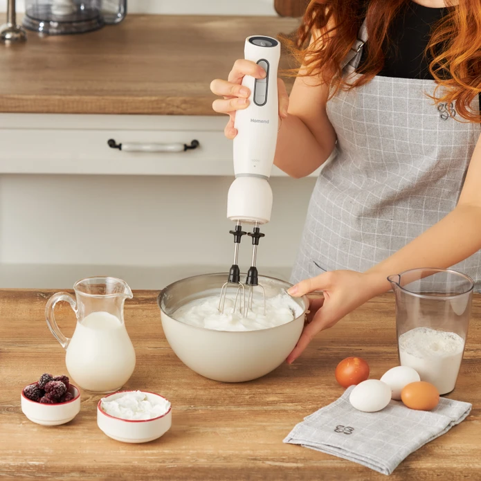 Homend Handmaid 1907H Blender Set Krem Gri