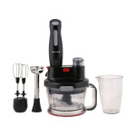 Homend Premium 4'lü Elektrikli Çeyiz Seti Tost, Kahve, Çay Makinesi ve Blender Seti Siyah