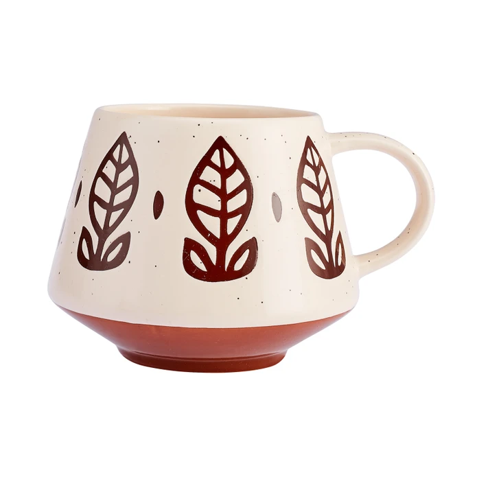 Emsan Ethnic Grass Kupa 480 ml Kahve​​​​​​​
