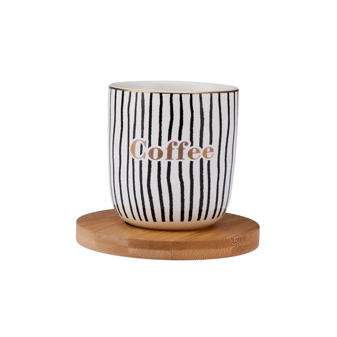 Emsan Tinycoffe 2 Parça New Bone Kupa Seti 200 ml Siyah