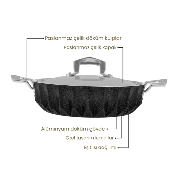 Emsan Diagon 30 cm Pilav/Karnıyarık Tencere