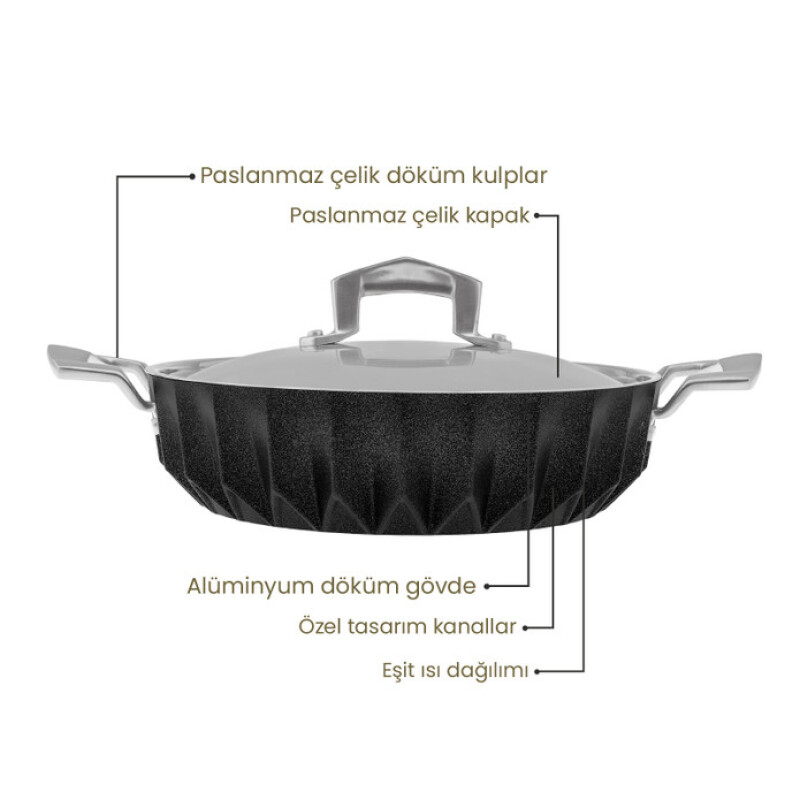 Emsan Diagon 26 cm Pilav/Karnıyarık Tencere