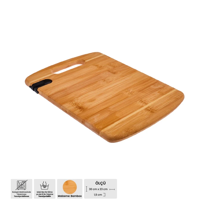 Emsan Bambu Argus Bileyicili Kesme Tahtası 23x30 cm