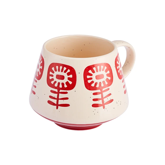 Emsan Ethnic Flower New Bone 480 ml Bordo