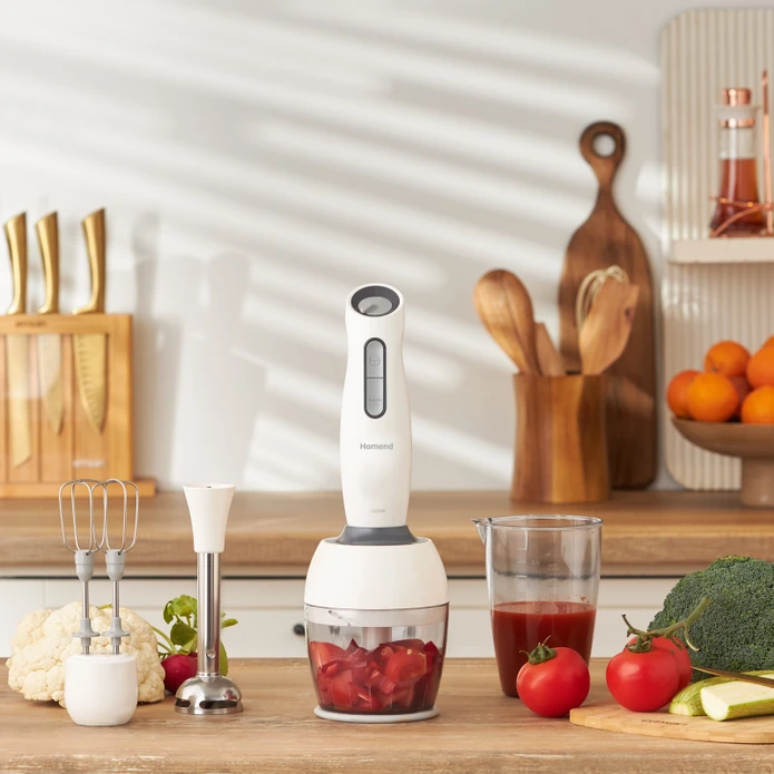 Homend Handmaid 1907H Blender Set Krem Gri