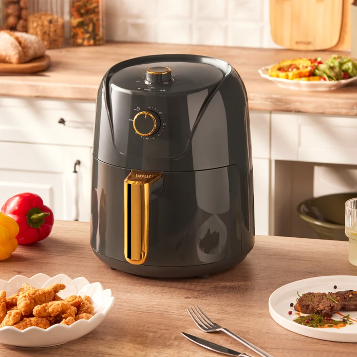 Homend Airfryday 2505H 8 Farklı Programlı, 4,3 Litre Airfryer Antrasit