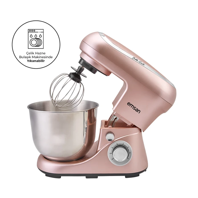 Emsan Bella Gusto Golden Pink Hamur Yoğurma Makinesi 1300W 5L