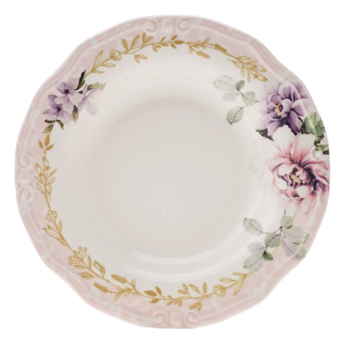 Emsan Flory Stoneware 24 Parça 6 Kişilik Yemek Takımı