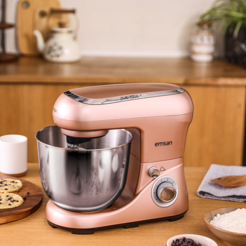 Emsan Bella Gusto Golden Pink Hamur Yoğurma Makinesi 1300W 5L