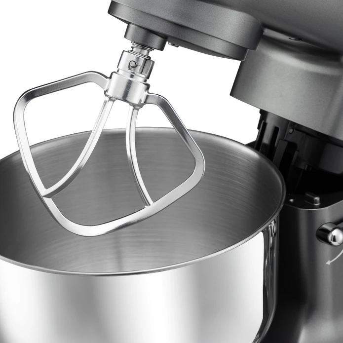Emsan Bella Gusto Comfort Kıyma Çekme /Sucuk-Sosis/İçli Köfte Aparatlı Hamur Yoğurma Makinesi Gri 1300W 5,5L