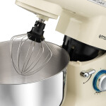 Emsan Bella Gusto Comfort Kıyma Çekme /Sucuk-Sosis/İçli Köfte Aparatlı Hamur Yoğurma Makinesi Krem 1300W 5,5L
