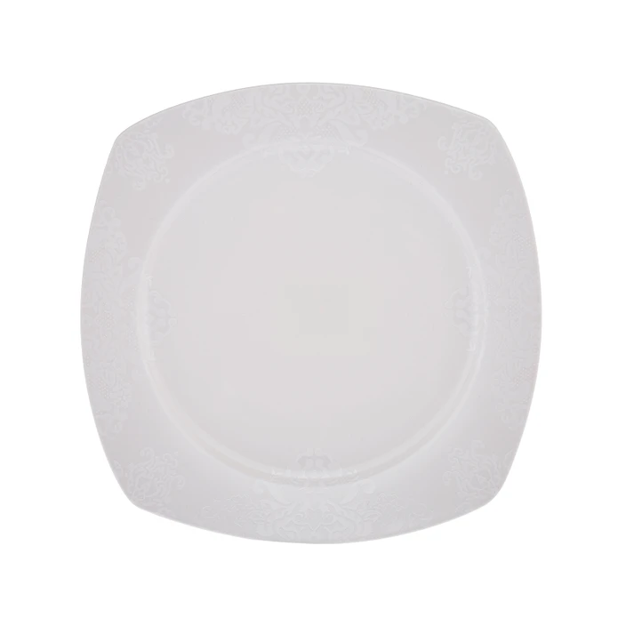 Emsan Bone Yeni Begonya 12 Kişilik Yemek Takımı 60 Parça Yarım Kare