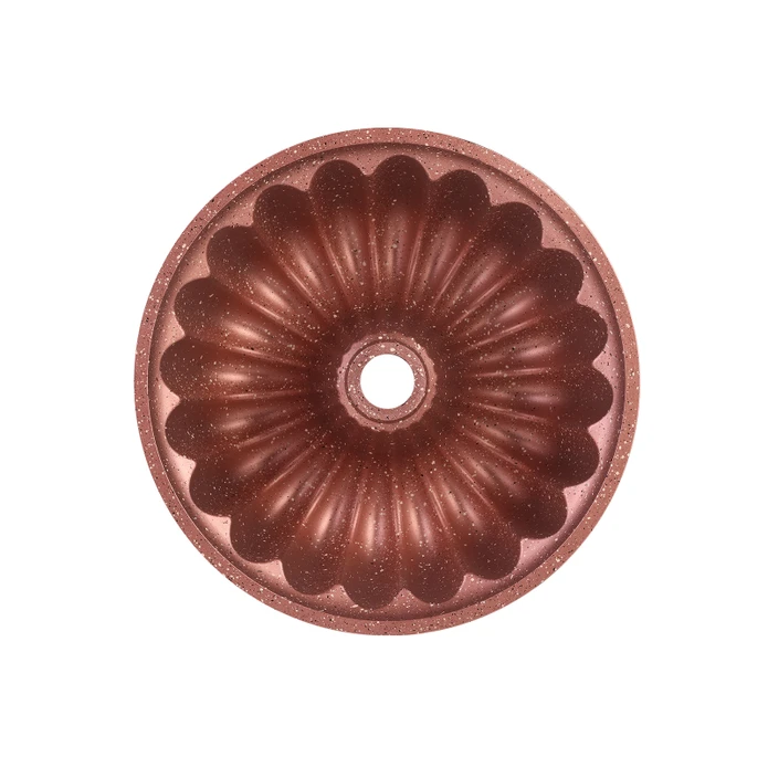 Emsan Arya Döküm Kek Kalıbı Golden Pink 24 cm