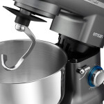 Emsan Bella Gusto Comfort Kıyma Çekme /Sucuk-Sosis/İçli Köfte Aparatlı Hamur Yoğurma Makinesi Gri 1300W 5,5L