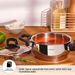 Emsan Aren 8 Parça Tencere Seti Çelik