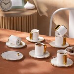 Emsan Modern 80 ml 6'lı Kahve Fincan Takımı