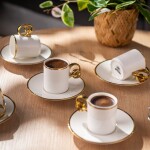 Emsan Wedding 90 ml 6'lı Kahve Fincan Takımı