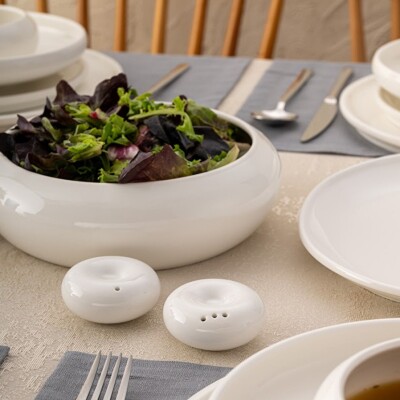 İstanbul Porselen Kınalıada 53 Parça 12 Kişilik Yuvarlak Yemek Takımı