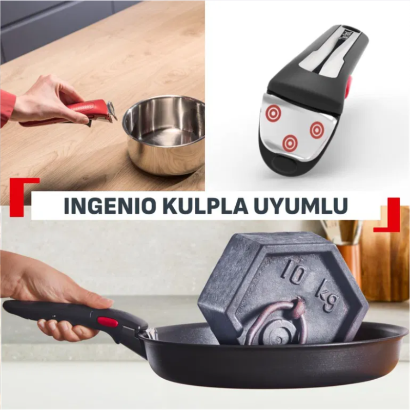 Tefal Ingenio Excellence Fusion Core 9X Büyük Tencere Ve Tava Seti - 14 Parça