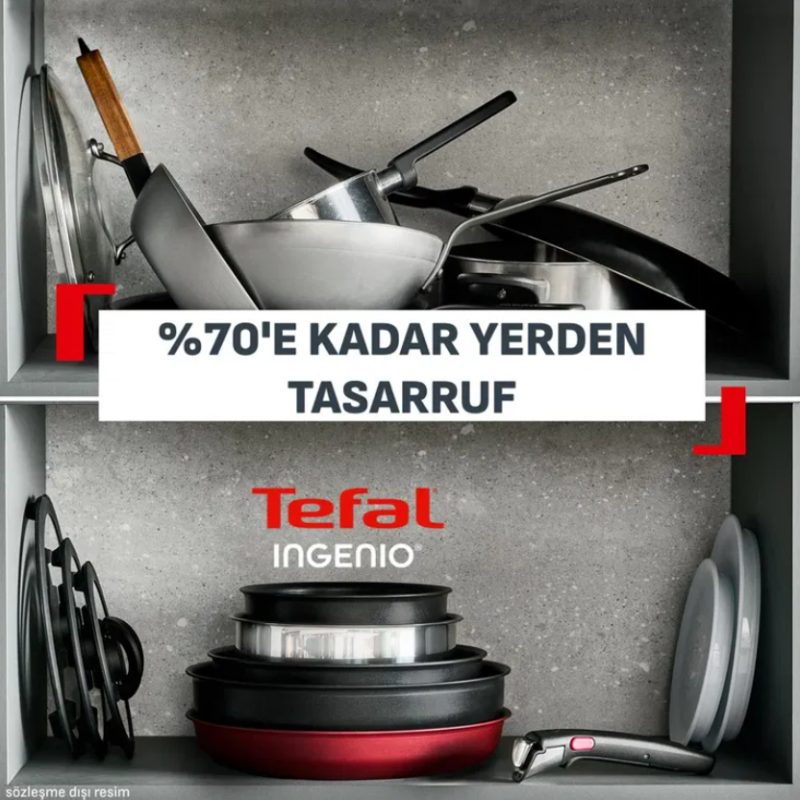 Tefal Ingenio Excellence Fusion Core 9X Büyük Tencere Ve Tava Seti - 14 Parça