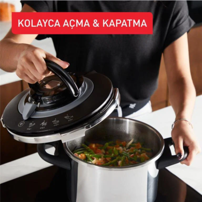 TEFAL Clipso+ Chef Düdüklü Tencere - 6L
